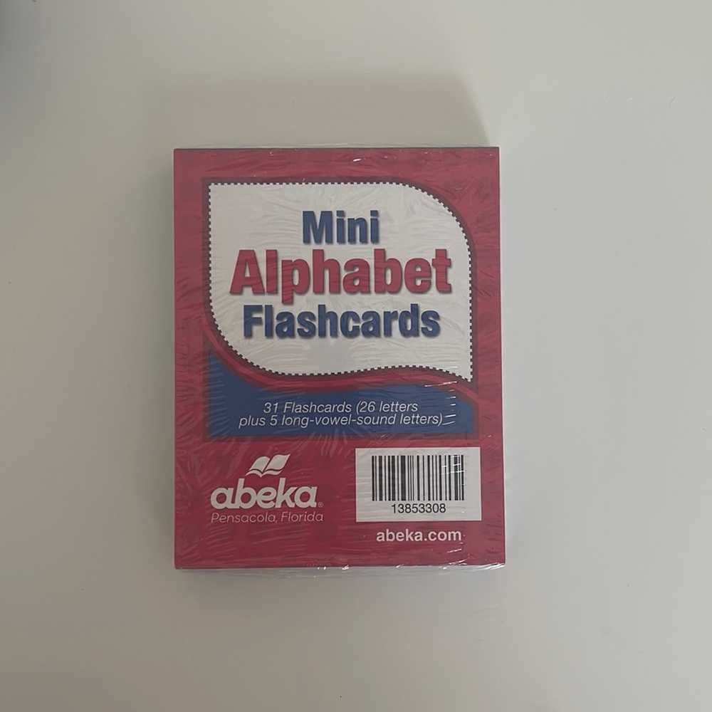 Abeka mini flashcard set brand new in plastic